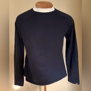 JEANNE PIERRE Women's M Black Sweater. Excellent condition